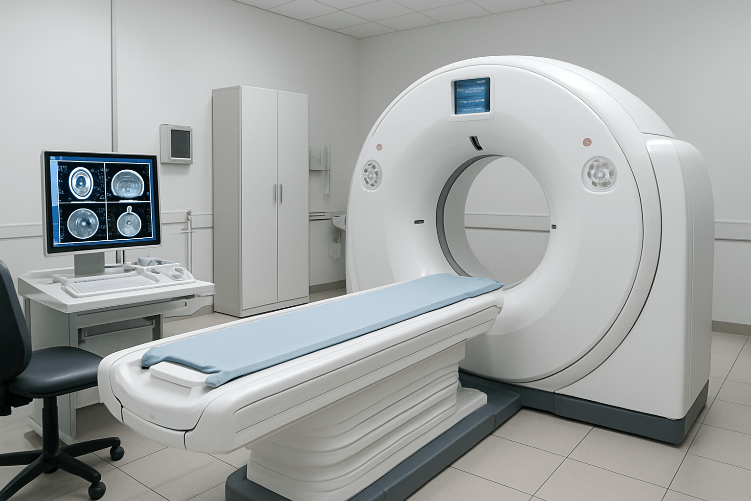 Specialized medical equipment in a hospital