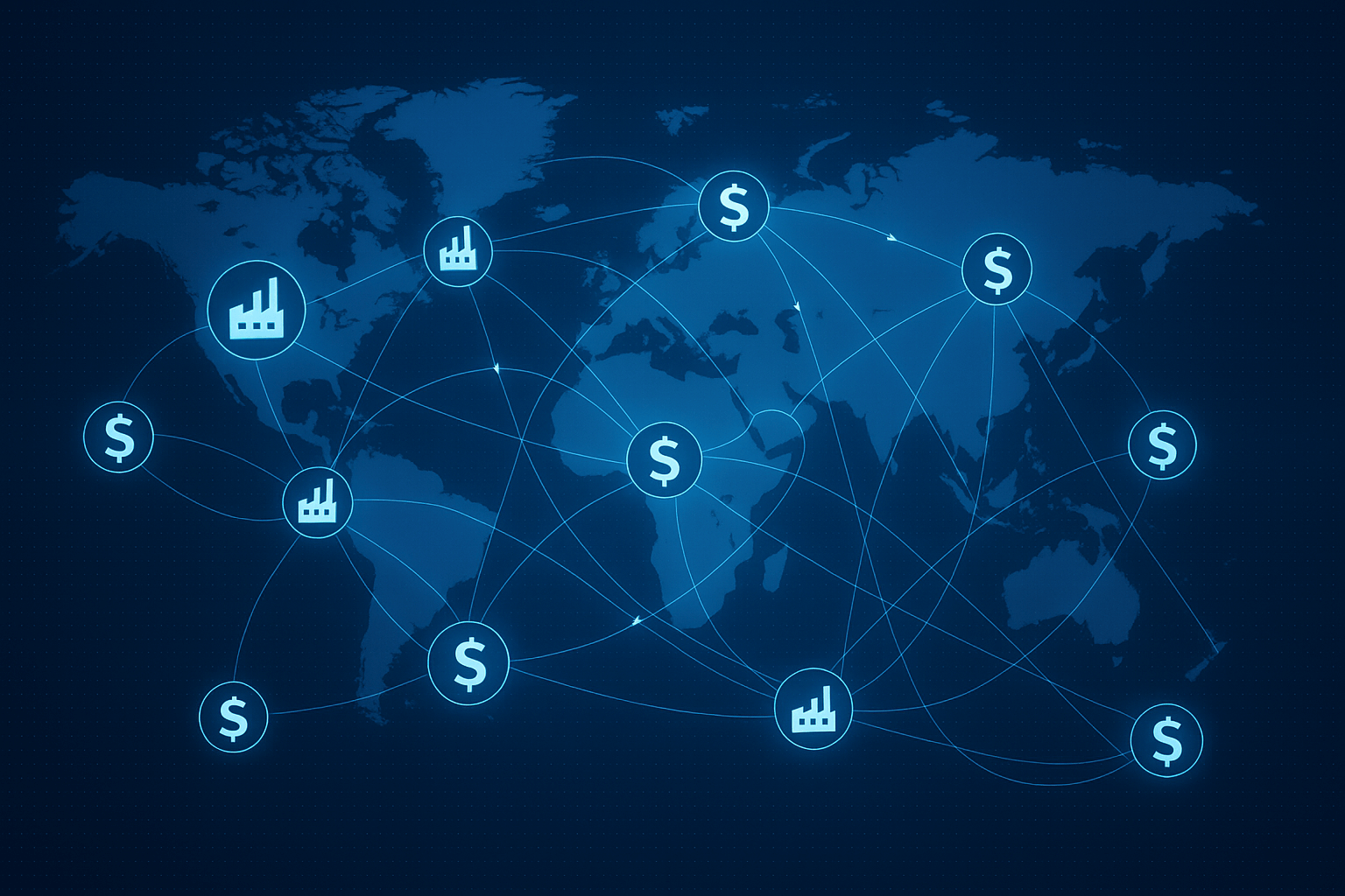 Supply chain network visualization